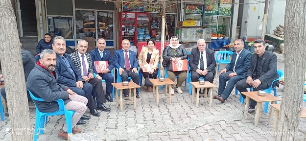 Kozluk’ta DP binası açıldı