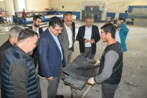 NASIROĞLU, OSB’DE TESİSLERİ GEZDİ