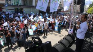 BATMAN YEŞİL SOL PARTİ MİTİNGİNDEYDİ