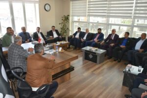 FERHAT NASIROĞLU, TOPTANCILAR DERNEĞİNİ ZİYARET ETTİ