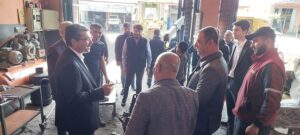 NASIROĞLU, EMEKÇİLERİ ZİYARET ETTİ