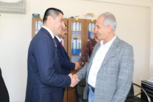 Tunç kurumları ziyaret etti