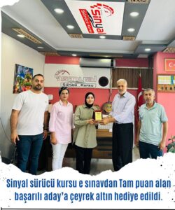 SİNYAL SÜRÜCÜ KURSU ÖDÜLLENDİRDİ