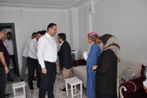  Milletvekili Ramanlı’dan şiddete uğrayan kadına ziyaret