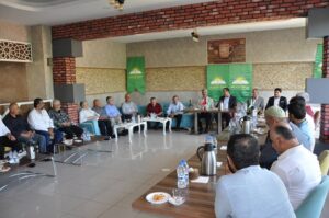 Milletvekili Ramanlı Tatvan’da Kaymakam, STK ve oda başkanları ile bir araya geldi