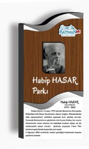 Habip’in İsmi İluh Mahallesi’ndeki Parkta Yaşatılacak