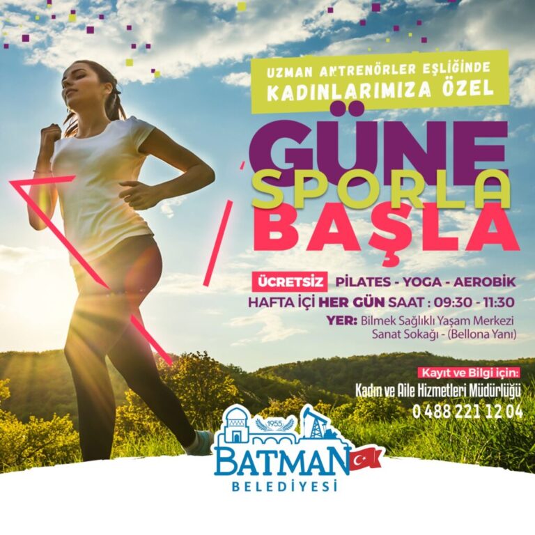 Belediyeden kadınlara spor etkinliği