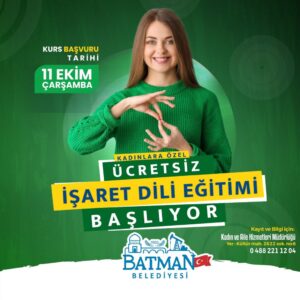 İşaret dili kayıtları başladı