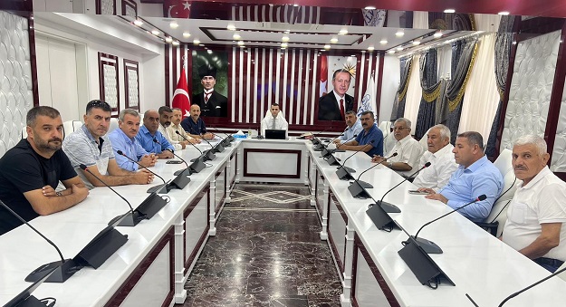 ŞEHİR İÇİ MİNİBÜS BAŞKANLARIYLA TOPLANTI