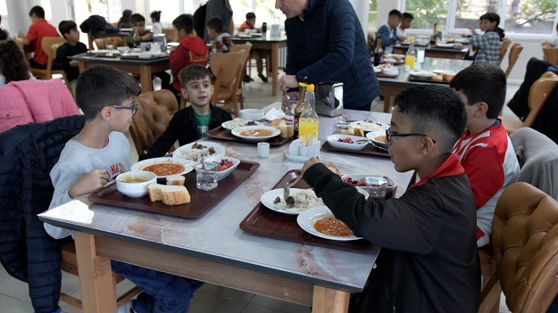 Tribünde Taraftar Olmanın Heyecanını Yaşadılar