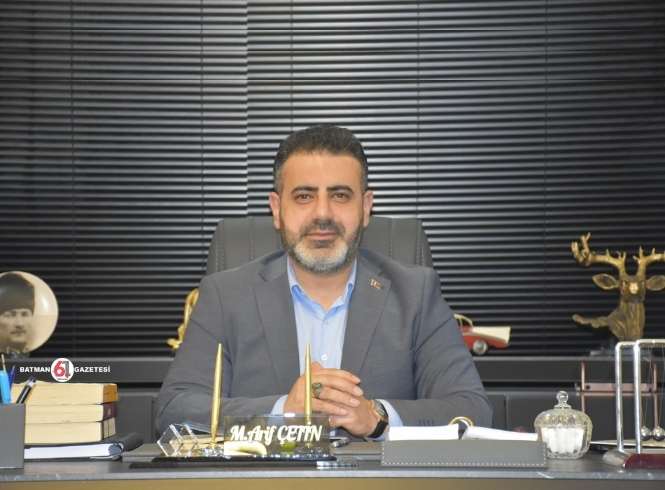 BAŞKAN ÇETİN’DEN YENİ YIL MESAJI