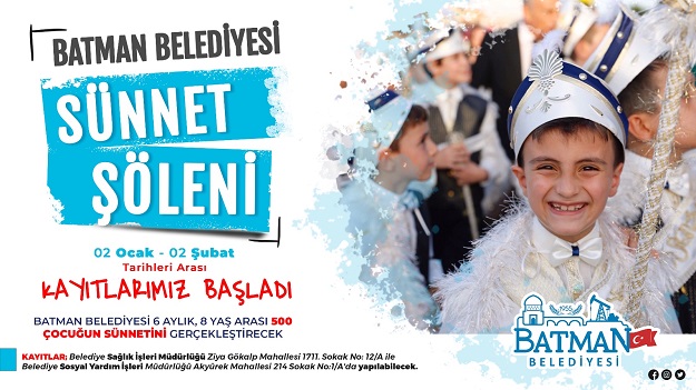 SÜNNET ŞÖLENİ BAŞLIYOR