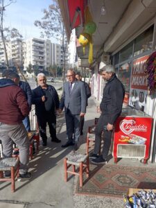 İYİ PARTİ’Lİ ABDULLAH POLAT HALKIN ARASINDA