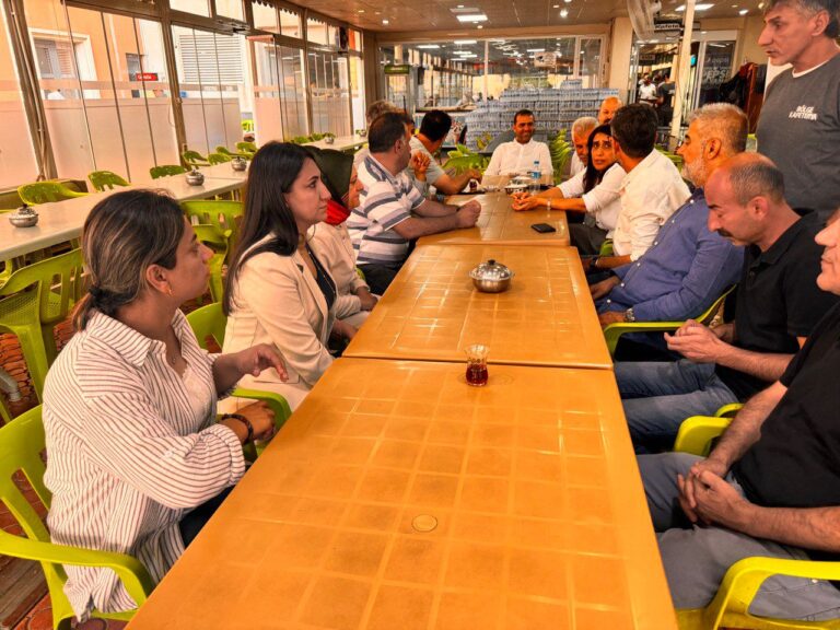 DEM PARTİ’DEN ‘GEÇMİŞ OLSUN’ ZİYARETİ