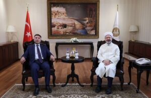 REKTÖR DEMİR’DEN DİYANET İŞLERİ BAŞKANI ALİ ERBAŞ’A ZİYARET