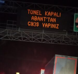 BOLU TÜNELİNDE 6 SAAT HAYAT DURDU