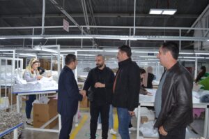 Batman SGK İl Müdürü’nün Onurcan Tekstil Ziyareti