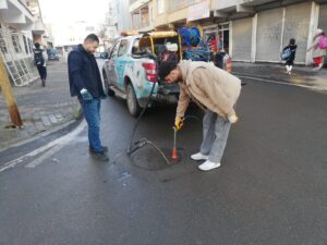 İLAÇLAMA ÇALIŞMASI HIZ KESMEDEN DEVAM EDİYOR