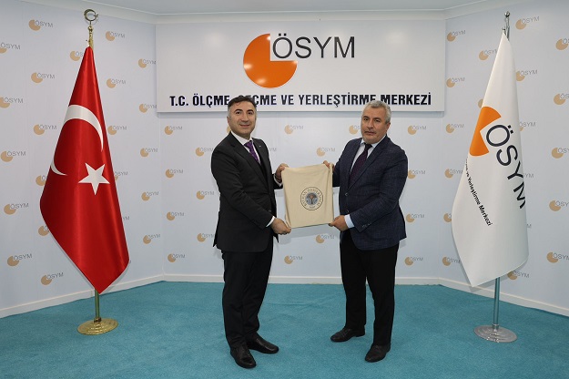 REKTÖR DEMİR’DEN ÖSYM BAŞKANI PROF. DR. BAYRAM ALİ ERSOY’A ZİYARET