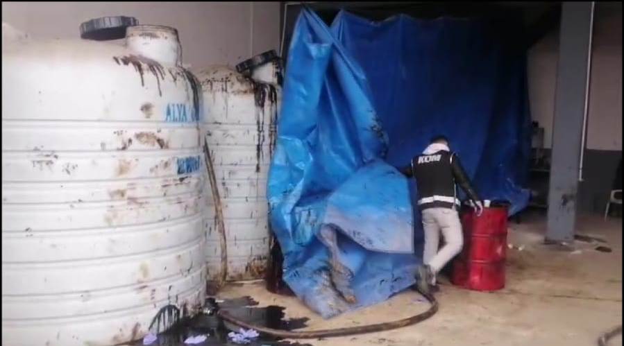 95 BİN 184 LİTRE AKARYAKIT ELE GEÇİRİLDİ!