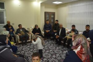 Ailelerin talep ve sorunlarını dinledi
