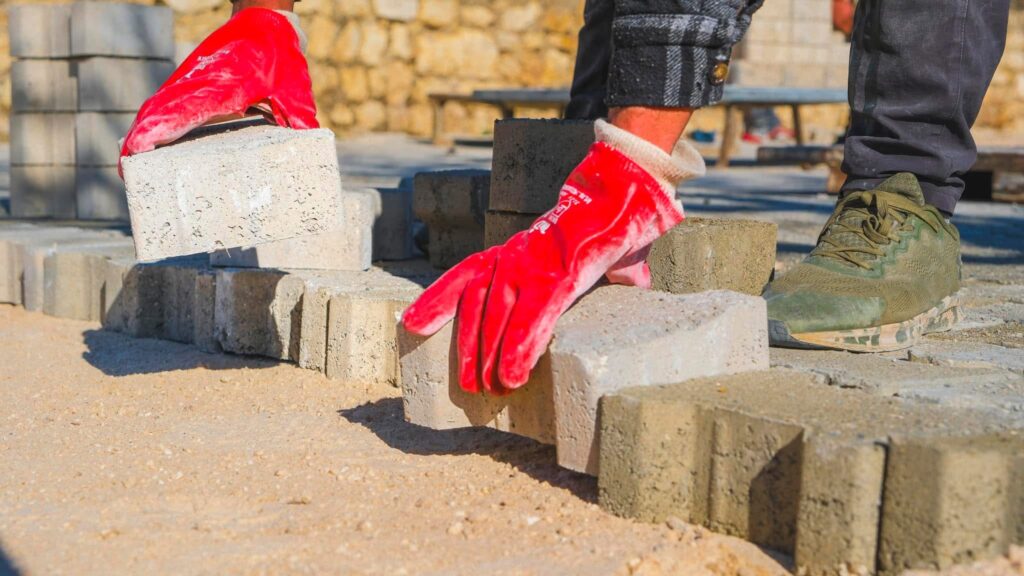 Becirman köyüne parke