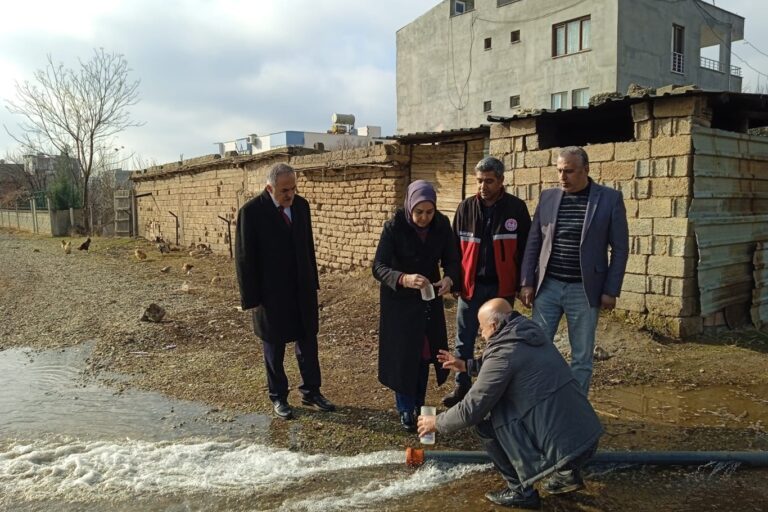 Nitrat kirliliği için su numuneleri alındı