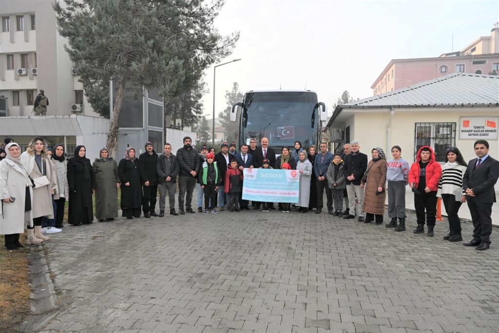 Şehit aileleri ve gaziler Karadeniz’e uğurlandı