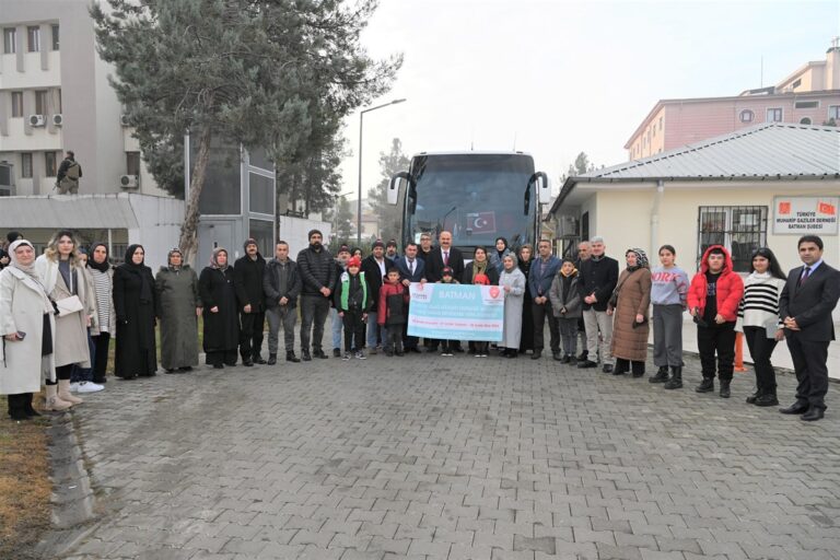 Şehit aileleri ve gaziler Karadeniz’e uğurlandı