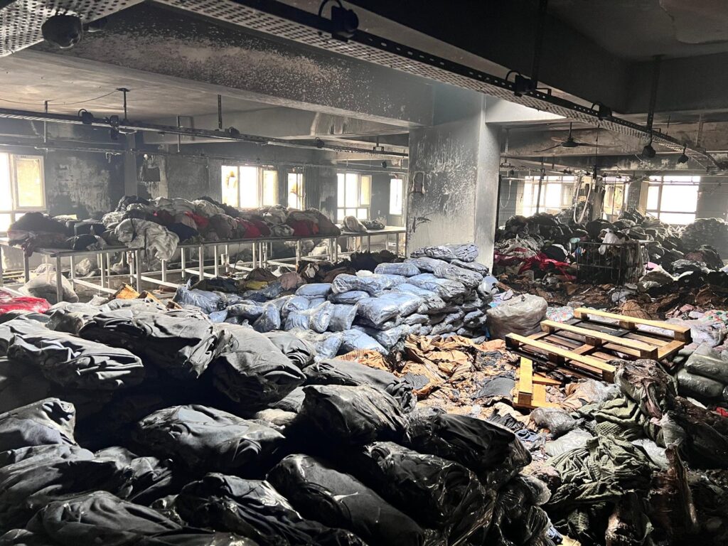 Tekstil Atölyesinde Yangın