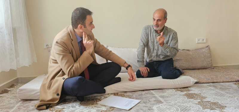 Kaymakam İmrak’tan Hane Ziyaretleri