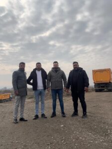 BAŞKANLAR KOOPERATİFLERİN ALANINI İNCELEDİ