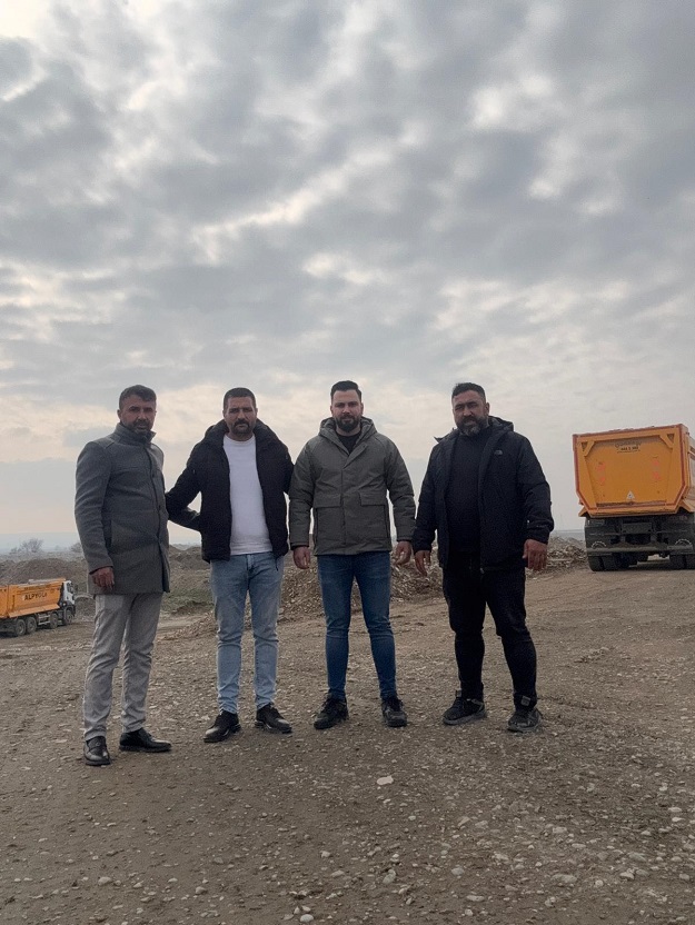 BAŞKANLAR KOOPERATİFLERİN ALANINI İNCELEDİ