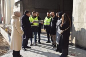 Bilim Merkezi’nin inşaatı devam ediyor.