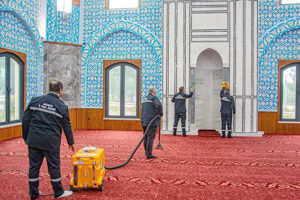 448 CAMİ TEMİZLENDİ