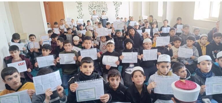 Hafızlık eğitimi başarısı kutlandı