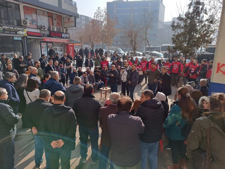 İŞÇİLERE DESTEK ZİYARETİ