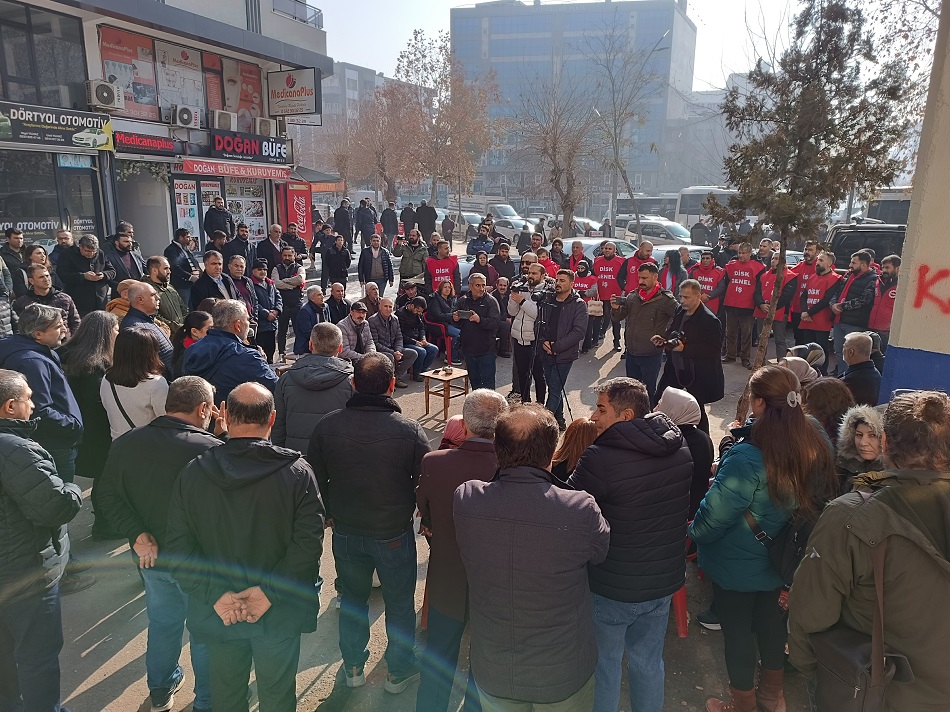 İŞÇİLERE DESTEK ZİYARETİ