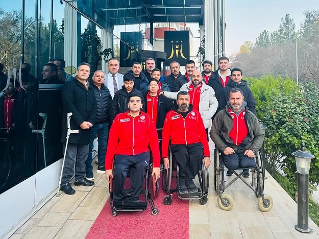 Batman Engelliler Spor Kulübü’ne Mezopotamya Otel’den jest
