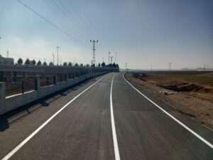 STAD YOLUNUN ASFALTI TAMAMLANDI