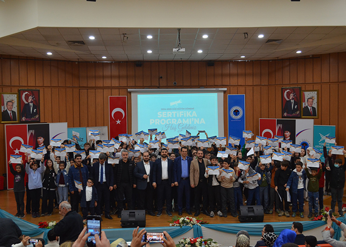 TÜGVA’DA SERTİFİKA HEYECANI