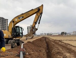 TİLMİS’E 463 MT UZUNLUĞUNDA İÇME SUYU HATTI