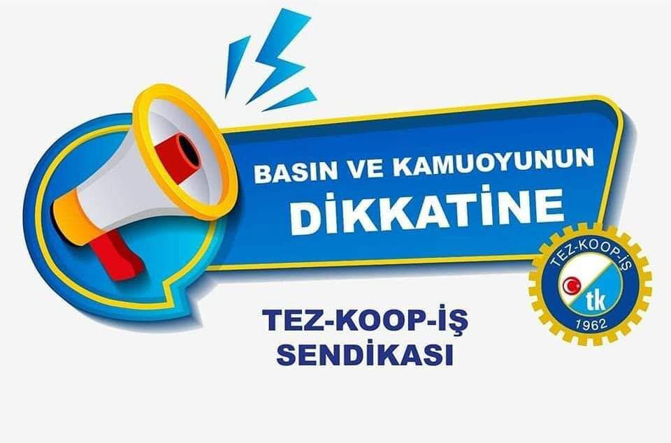 TEZ-KOOP-İŞ EMEKÇİLER İÇİN SAHAYA İNİYOR