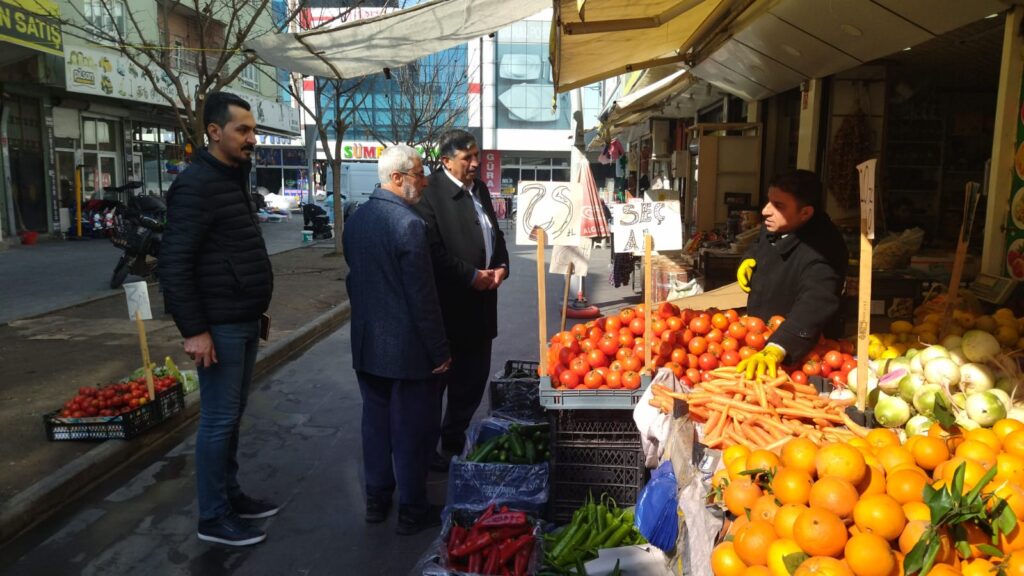 ÇİFTÇİ, ESNAF ZİYARETLERİNE DEVAM EDİYOR