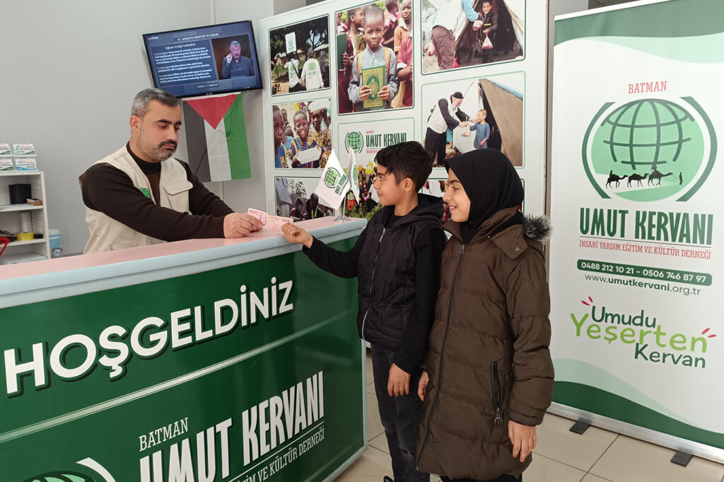 Gazze’ye yardım elini uzattılar