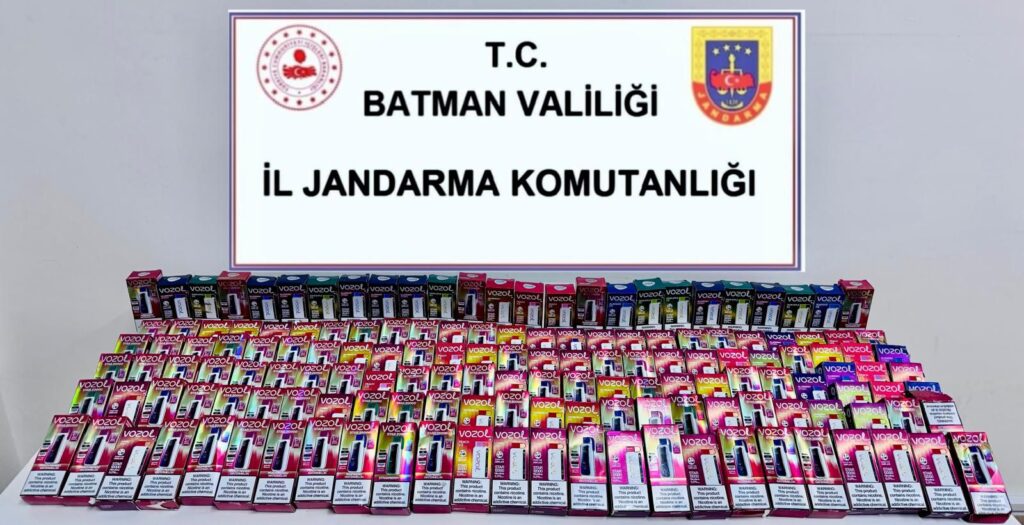 210 Adet kaçak elektronik sigaraya el konuldu