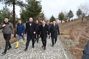 Kent Ormanında incelemelerde bulundu