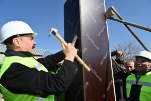 Malabadi mesire alanı için ilk çiviyi çaktılar