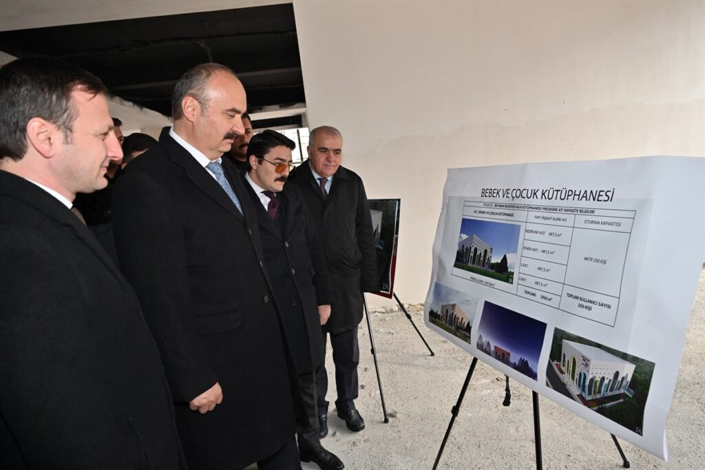Batman’da Bebek ve Çocuk Kütüphanesi İnşaatı Devam Ediyor