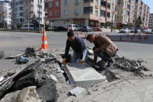 Deforme yerler onarılıyor